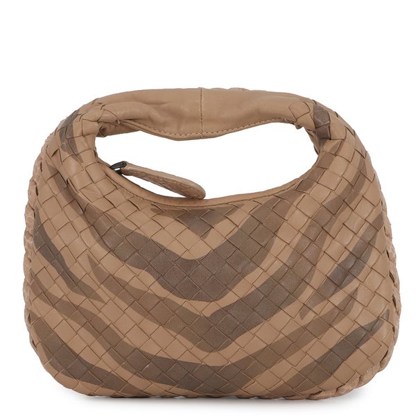 ボッテガヴェネタ ハンドバッグ イントレチャート ミニ ホーボーバッグ レザー パイソン 189227 BOTTEGA VENETA