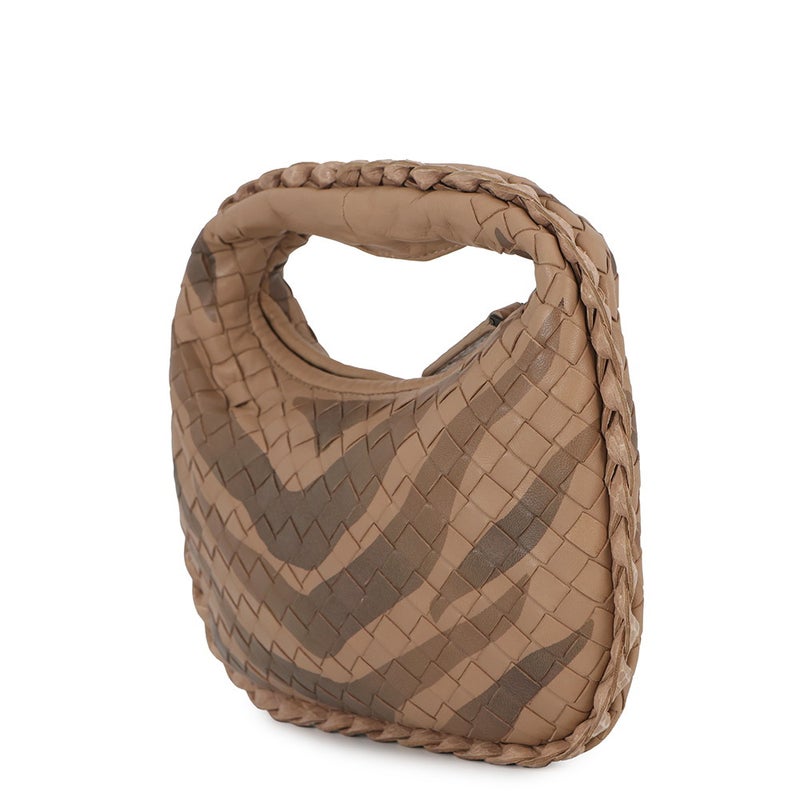 ボッテガヴェネタ ハンドバッグ イントレチャート ミニ ホーボーバッグ レザー パイソン 189227 BOTTEGA VENETA