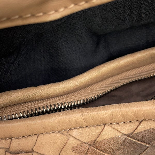 ボッテガヴェネタ ハンドバッグ イントレチャート ミニ ホーボーバッグ レザー パイソン 189227 BOTTEGA VENETA