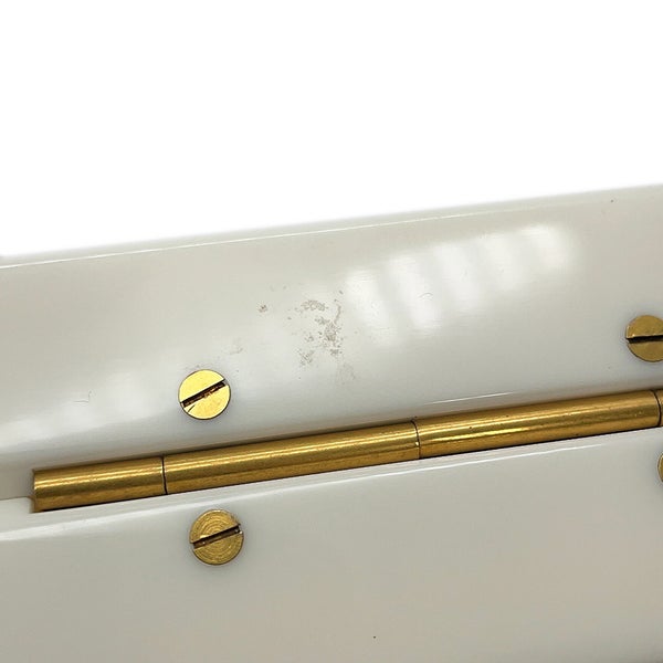 グッチ ショルダーバッグ キャット プラスチック ラインストーン フェイクパール 500259 GUCCI バッグ 白