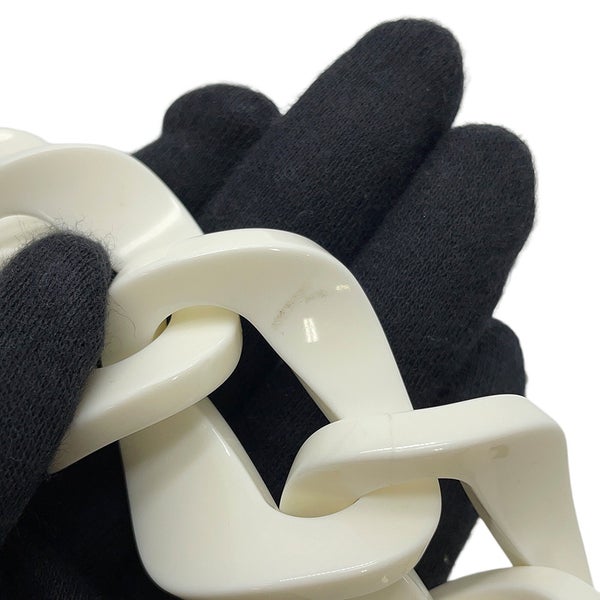 グッチ ショルダーバッグ キャット プラスチック ラインストーン フェイクパール 500259 GUCCI バッグ 白