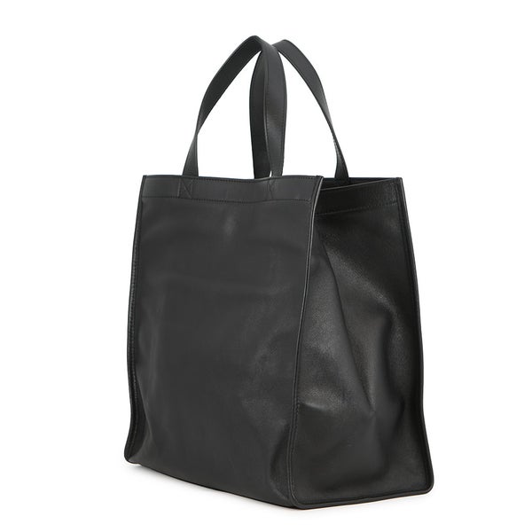 バレンシアガ ハンドバッグ ロゴ ショッパー トートバッグ レザー 541842 BALENCIAGA 黒