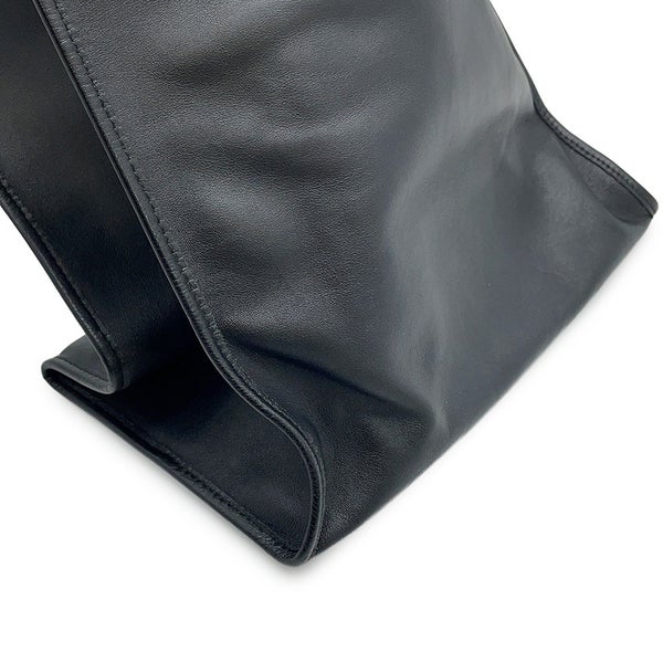 バレンシアガ ハンドバッグ ロゴ ショッパー トートバッグ レザー 541842 BALENCIAGA 黒