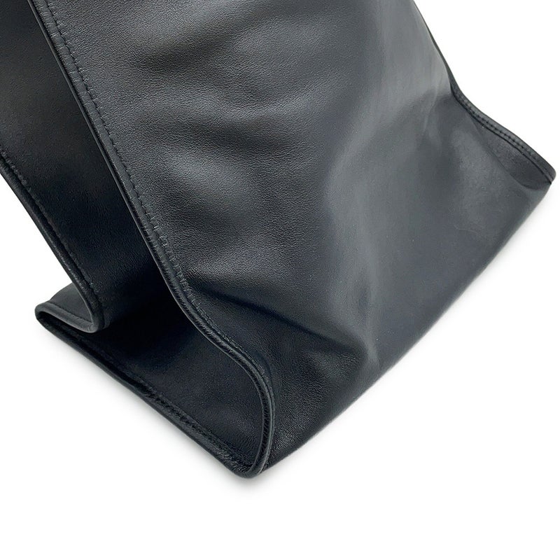 バレンシアガ ハンドバッグ ロゴ ショッパー トートバッグ レザー 541842 BALENCIAGA 黒