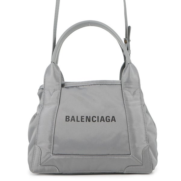バレンシアガ ハンドバッグ ネイビーカバス XS ナイロン 390346 BALENCIAGA 2way
