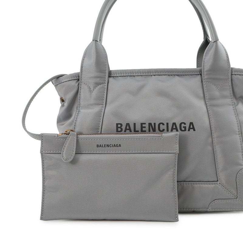 バレンシアガ ハンドバッグ ネイビーカバス XS ナイロン 390346 BALENCIAGA 2way