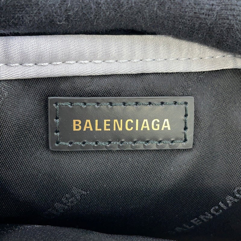 バレンシアガ ハンドバッグ ネイビーカバス XS ナイロン 390346 BALENCIAGA 2way