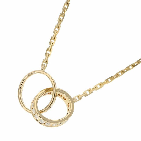 カルティエ ネックレス LOVE ネックレス ダイヤモンド 18P 計0.22ct K18YGイエローゴールド B7013800 ベビーラブ ペンダント