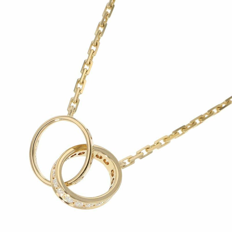 カルティエ ネックレス LOVE ネックレス ダイヤモンド 18P 計0.22ct K18YGイエローゴールド B7013800 ベビーラブ ペンダント