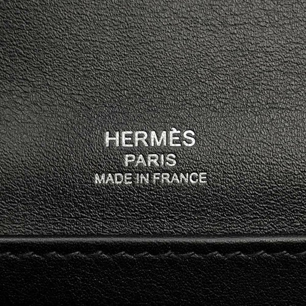 エルメス サック ロウリス ルリ ミニ ブラック/ベージュ/シルバー金具 ハラコ/スイフト Z刻印 黒