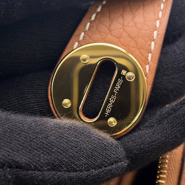 エルメス ハンドバッグ リンディ26 ゴールド/ゴールド金具 トリヨンクレマンス B刻印 ２wayショルダー