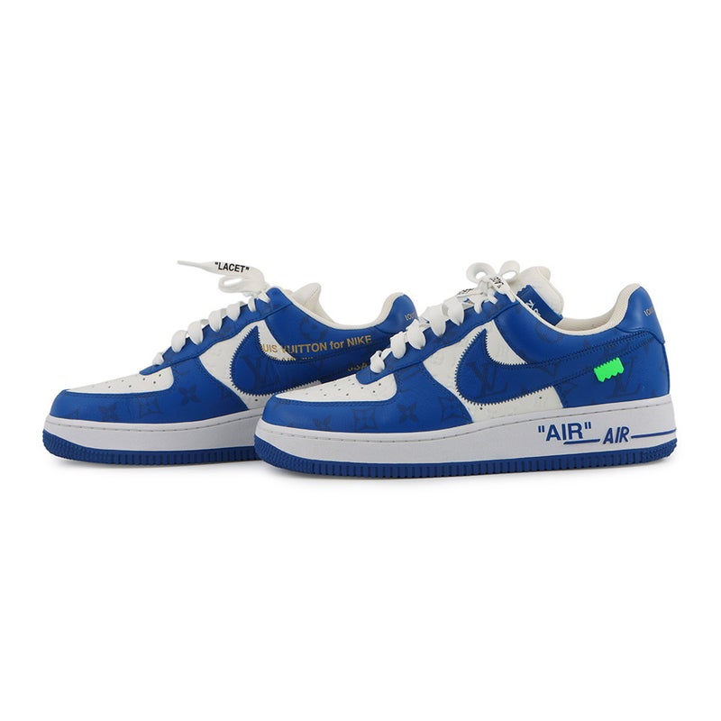ルイヴィトン スニーカー ナイキ エアフォース1 ロー NIKE AIR FORCE 1 LOW メンズサイズ7 LOUIS VUITTON 靴