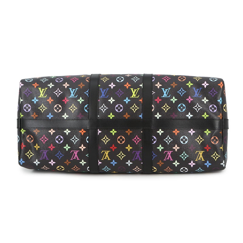 ルイヴィトン ボストンバッグ モノグラム・マルチカラー LV x TM キーポル・バンドリエール50 M13745 村上隆 コラボ