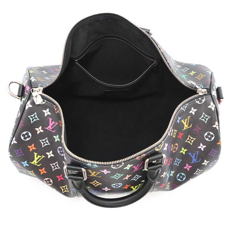 ルイヴィトン ボストンバッグ モノグラム・マルチカラー LV x TM キーポル・バンドリエール50 M13745 村上隆 コラボ