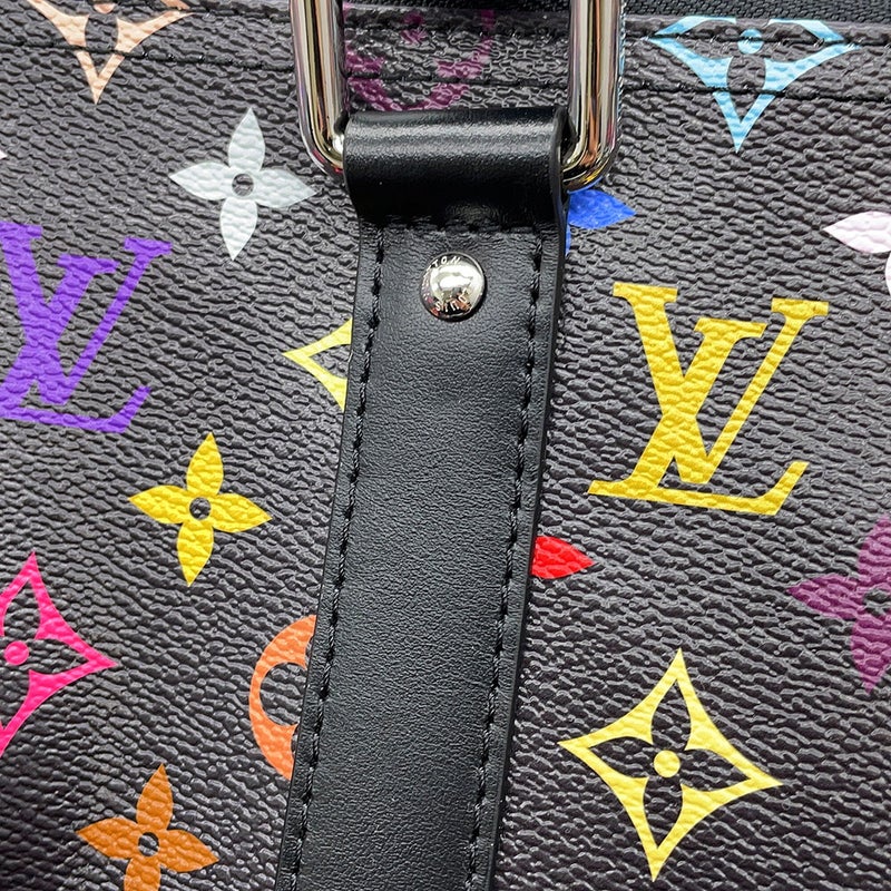 ルイヴィトン ボストンバッグ モノグラム・マルチカラー LV x TM キーポル・バンドリエール50 M13745 村上隆 コラボ