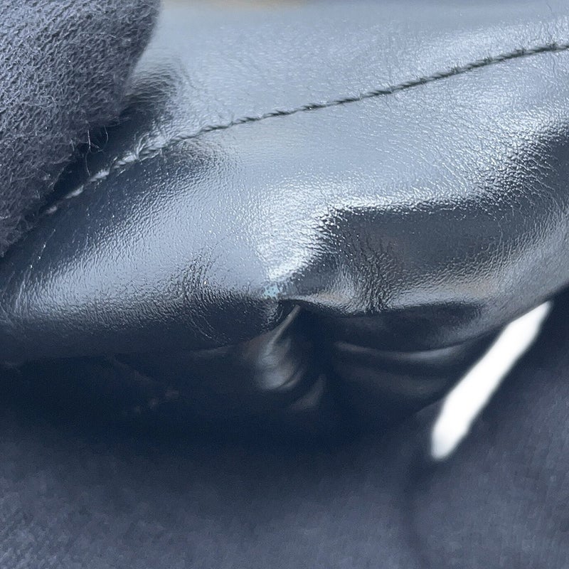 シャネル ハンドバッグ CHANEL 22 ミニ ココマーク シャイニーカーフレザー AS3980 CHANEL 2way 黒