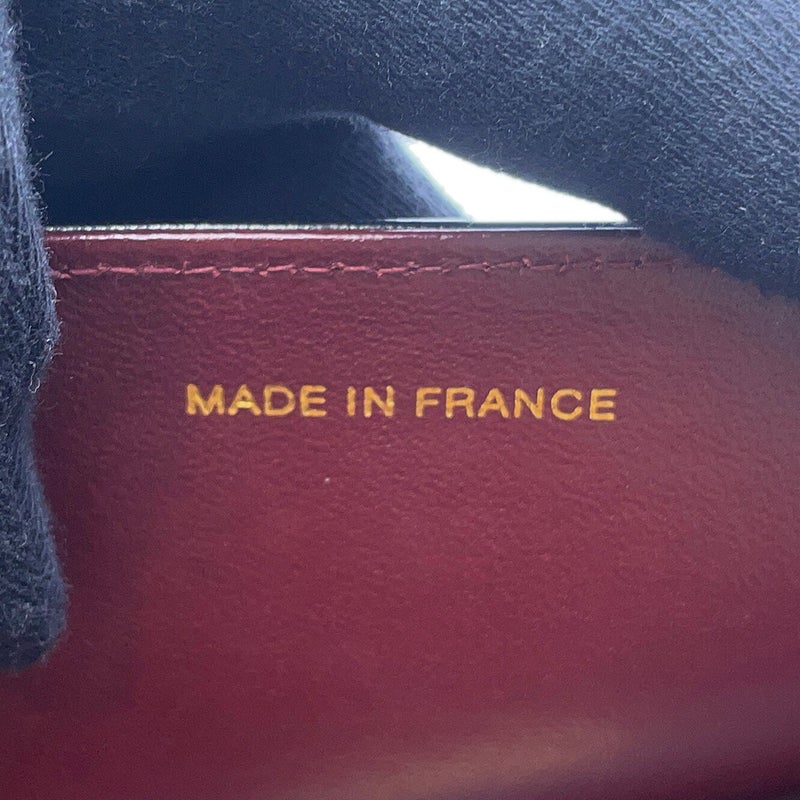 シャネル チェーンショルダーバッグ マトラッセ ココマーク ラムスキン A03568 CHANEL バッグ 黒