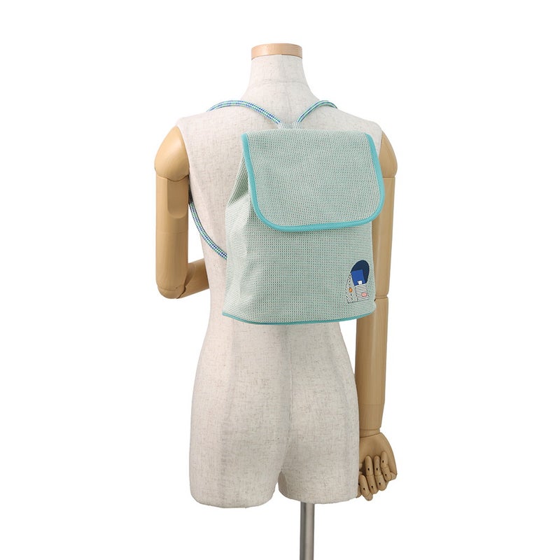 エルメス リュック レ キャバン Les Cabanes 刺繍 トリコロール HERMES バッグ リュックサック