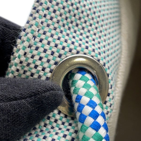 エルメス リュック レ キャバン Les Cabanes 刺繍 トリコロール HERMES バッグ リュックサック