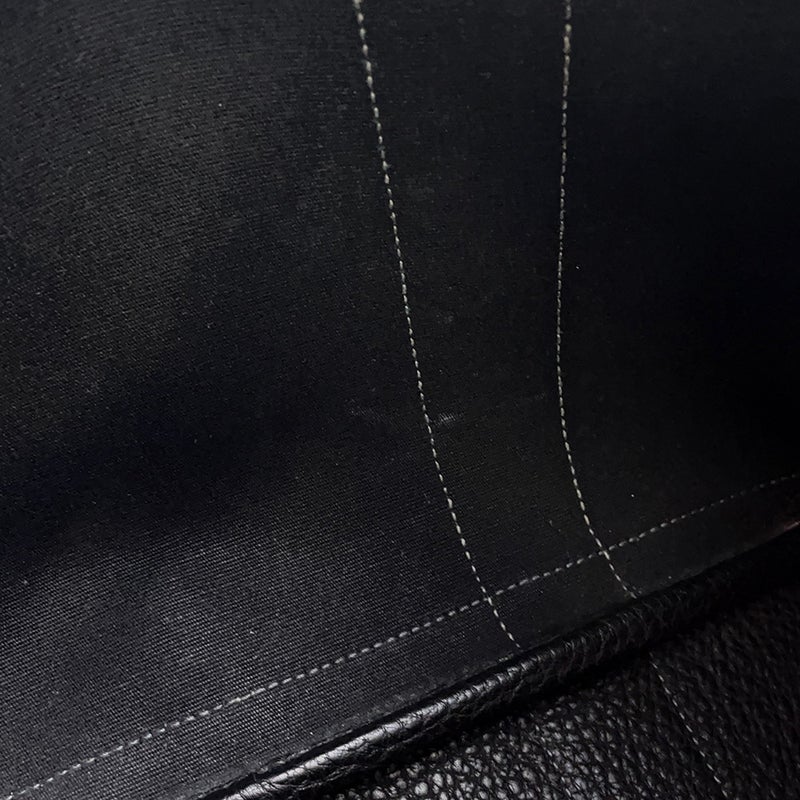 エルメス トートバッグ ガーデンパーティPM ブラック/シルバー金具 トワルオフィシエ/ネゴンダ □J刻印