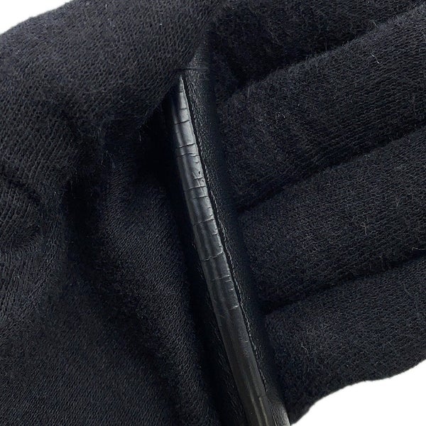 ルイヴィトン ハンドバッグ シアリング/カーフレザー オンマイサイドMM M58908 LOUIS VUITTON 2way 黒 ブラック