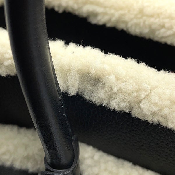 ルイヴィトン ハンドバッグ シアリング/カーフレザー オンマイサイドMM M58908 LOUIS VUITTON 2way 黒 ブラック