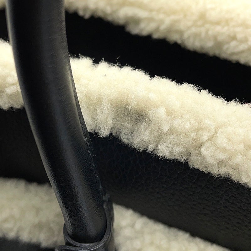 ルイヴィトン ハンドバッグ シアリング/カーフレザー オンマイサイドMM M58908 LOUIS VUITTON 2way 黒 ブラック