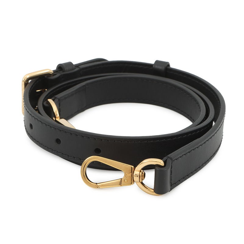 ルイヴィトン ハンドバッグ シアリング/カーフレザー オンマイサイドMM M58908 LOUIS VUITTON 2way 黒 ブラック