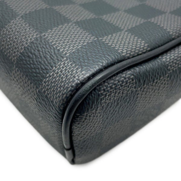ルイヴィトン ショルダーバッグ ダミエ・グラフィット デイトンPM N41408 LOUIS VUITTON ヴィトン メンズ 黒 ブラック