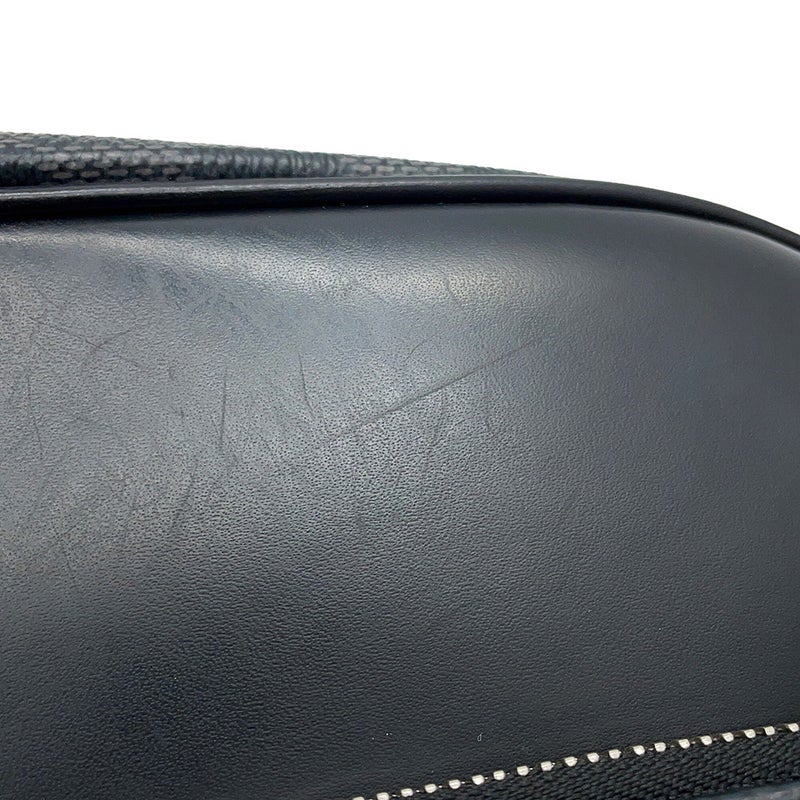 ルイヴィトン ショルダーバッグ ダミエ・グラフィット デイトンPM N41408 LOUIS VUITTON ヴィトン メンズ 黒 ブラック