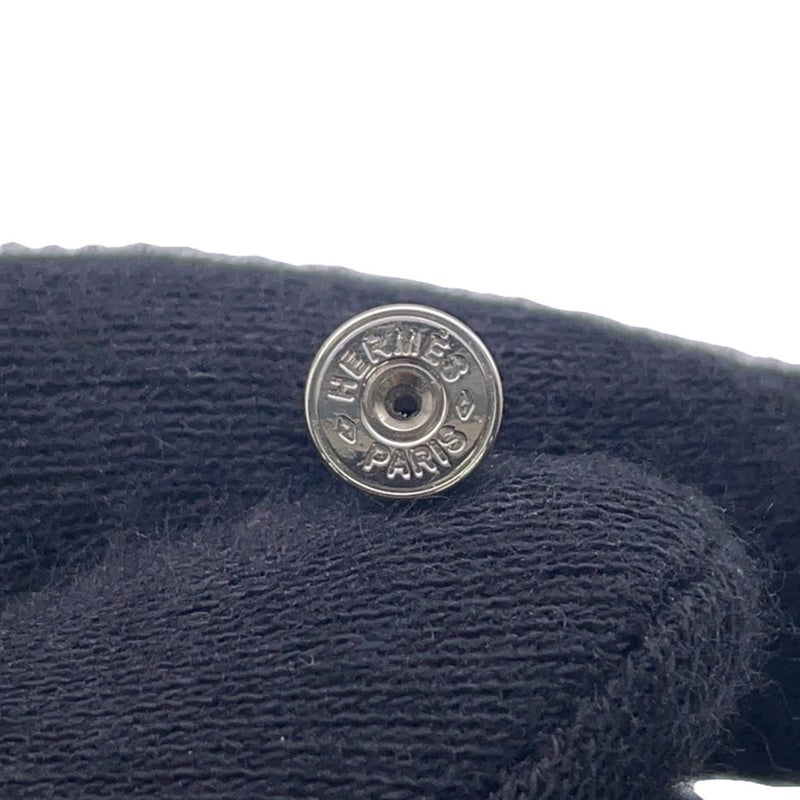 エルメス ピアス ミニ・ポップアッシュ ホワイト/シルバー金具 Hモチーフ HERMES Pop H ポップH