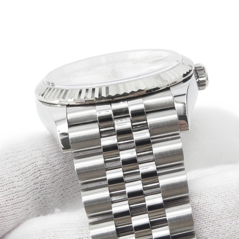 ロレックス デイトジャスト36 SS/K18WG 126234 ROLEX 腕時計 シルバー文字盤 VI/IXダイヤ