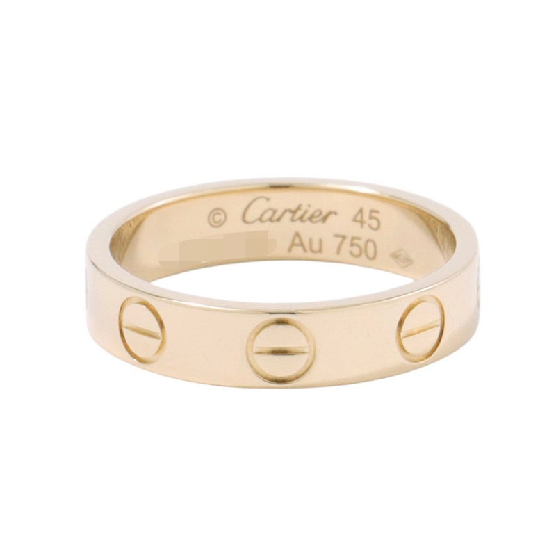 カルティエ リング ミニ ラブ K18PGピンクゴールド スモールモデル SM リングサイズ45 B4085045 Cartier ジュエリー