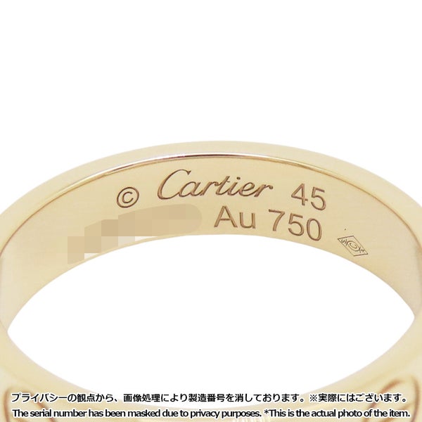 カルティエ リング ミニ ラブ K18PGピンクゴールド スモールモデル SM リングサイズ45 B4085045 Cartier ジュエリー