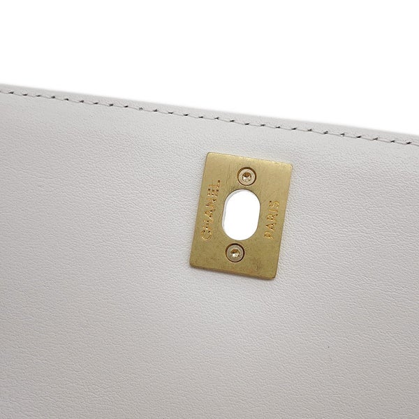 シャネル ハンドバッグ ココマーク ココハンドル リング マトラッセ XXS キャビアスキン AS2215 CHANEL 2way 白