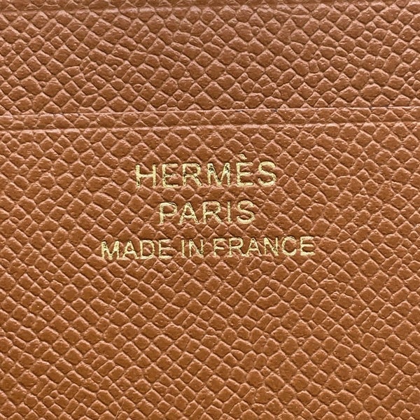 エルメス カードケース メドール ゴールド/ゴールド金具 ヴォーマダム W刻印