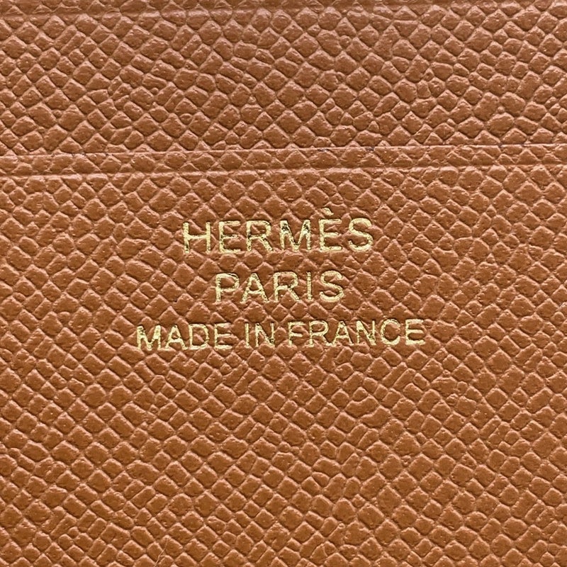 エルメス カードケース メドール ゴールド/ゴールド金具 ヴォーマダム W刻印