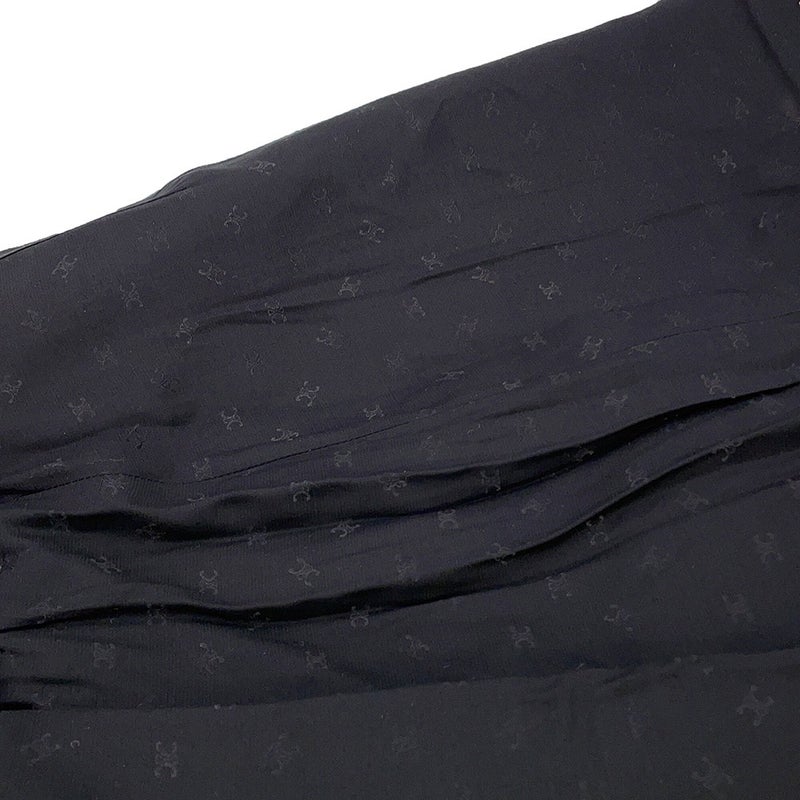 セリーヌ スカート ボックスプリーツ ツイード レディースサイズ38 2J121235G CELINE ボトムス 黒