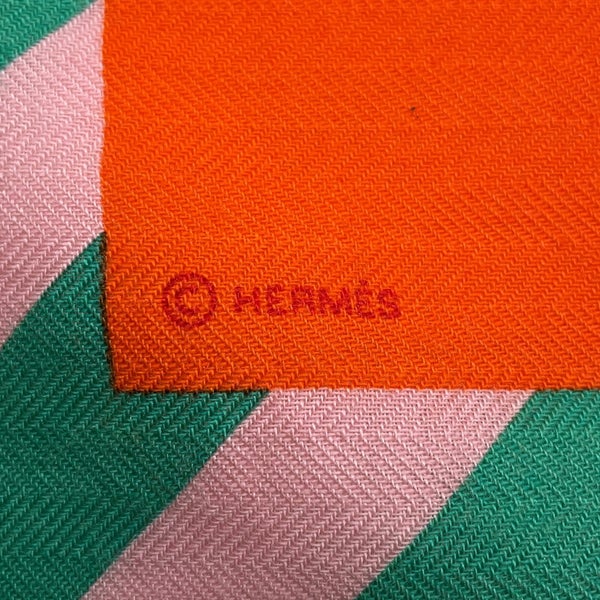 エルメス ストール カレ140 カレ ジェアン  カシミヤ シルク HERMES  ストール