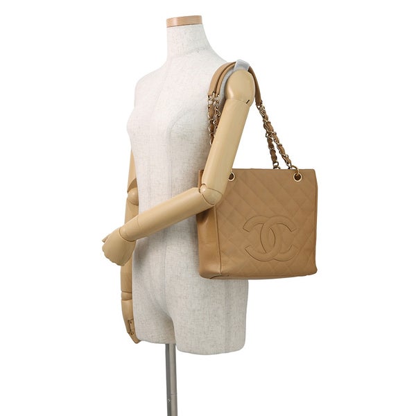 シャネル トートバッグ マトラッセ ココマーク PST キャビアスキン A50994 CHANEL