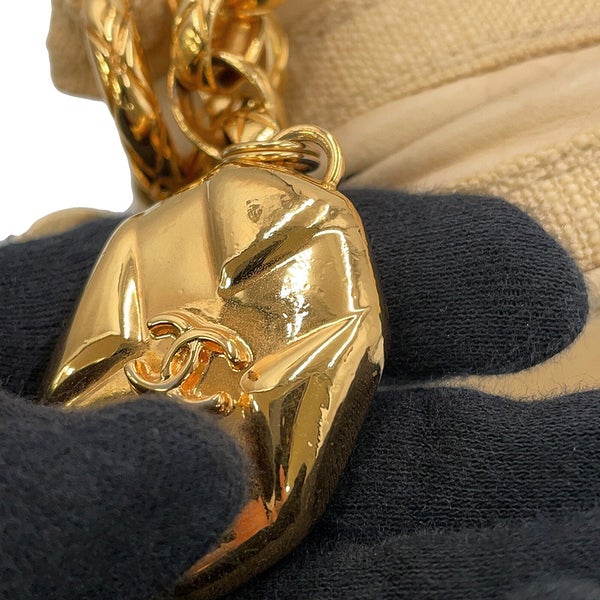 シャネル ショルダーバッグ ココマーク マトラッセ キャンバス レザー CHANEL