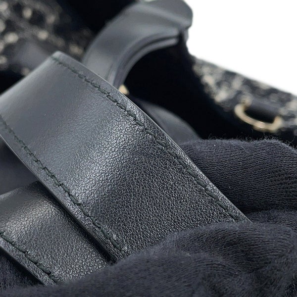 ディオール ハンドバッグ カナージュ トゥジュール ミディアム ツイード M2821OTKV Christian Dior 黒