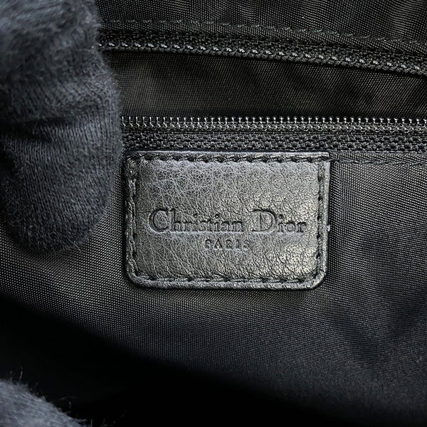 ディオール ハンドバッグ オブリーク ジャカード ストリートシック キャンバス JCF44966 黒