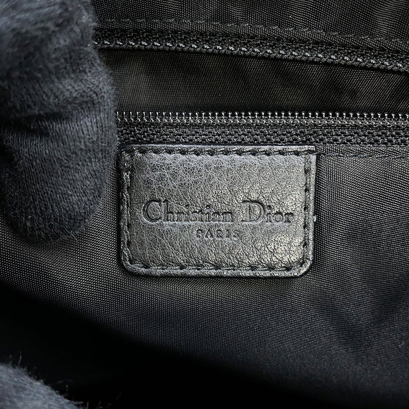 ディオール ハンドバッグ オブリーク ジャカード ストリートシック キャンバス JCF44966 黒