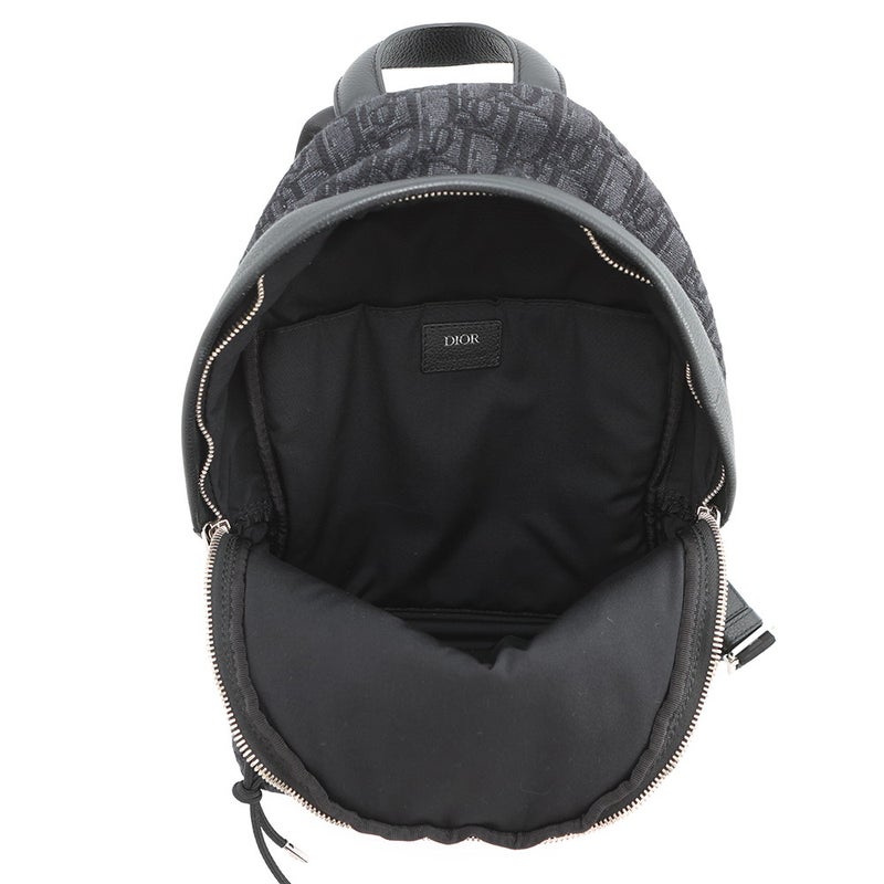 クリスチャン・ディオール リュック オブリーク ライダーバックパック Christian Dior トロッター 黒