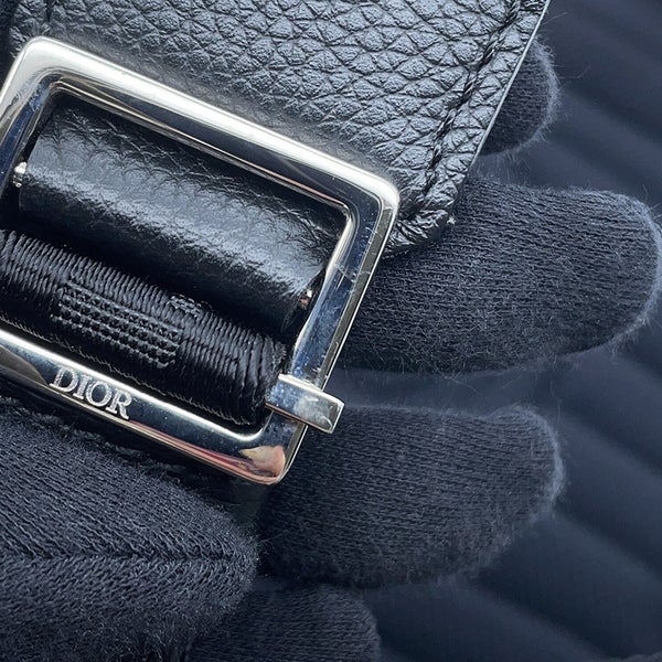 クリスチャン・ディオール リュック オブリーク ライダーバックパック Christian Dior トロッター 黒