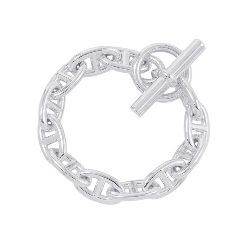 エルメス ブレスレット シェーヌダンクルGM 12コマ SV925シルバー HERMES ジュエリー