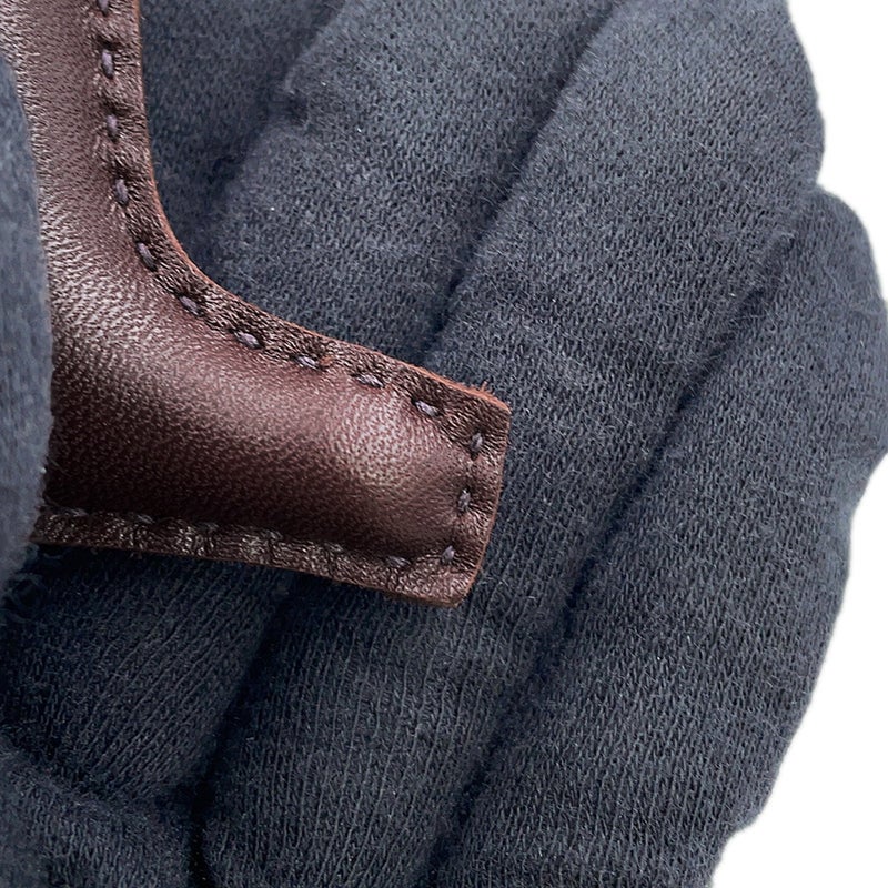 エルメス バッグチャーム ロデオPM ルージュセリエ/ヴァイオレット/クレ ラムスキン U刻印 HERMES