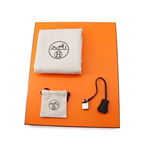 エルメス バーキン30 ブラック/シルバー金具 トゴ K刻印 HERMES Birkin ハンドバッグ 黒