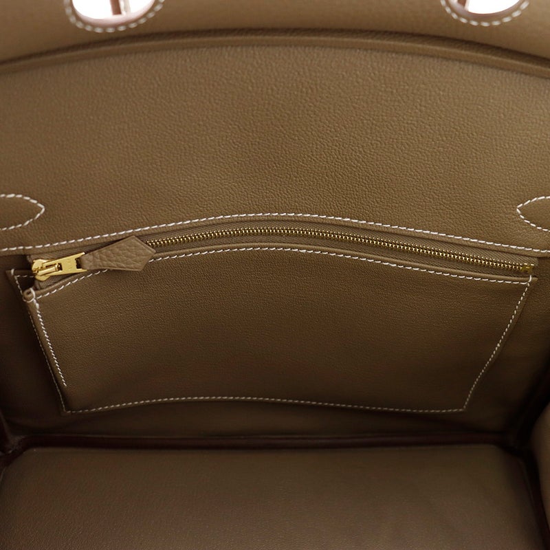 エルメス バーキン30 エトゥープ/ゴールド金具 トゴ K刻印 HERMES Birkin ハンドバッグ